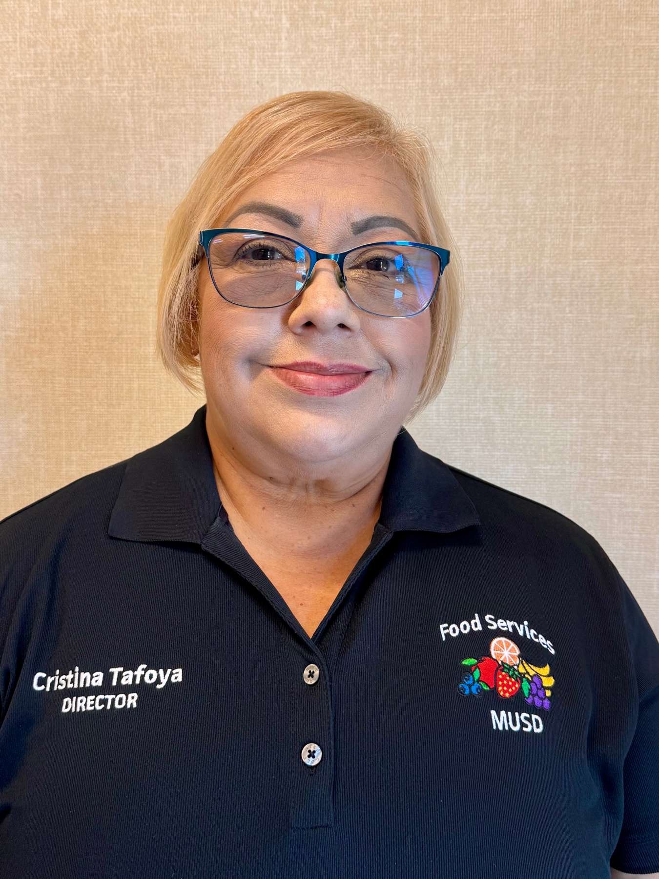 Critina Tafoya, Food Services Director Picture